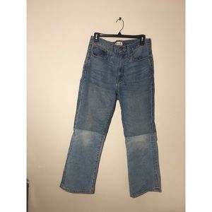 Madewell retro crop bootcut jean